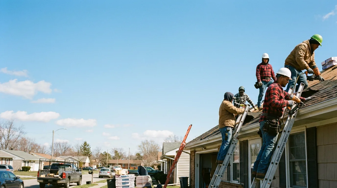 Roofing in Golden Eagle, IL near me